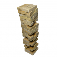 Torre jenga para sana diversión en familia (verdad o reto)